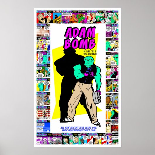 Adam Bomb! Poster (Voorkant)