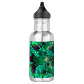 ADAM ~ Bouteille d'eau verte et violette dégradée (Droite)