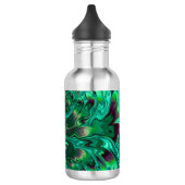 ADAM ~ Bouteille d'eau verte et violette dégradée (Gauche)