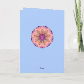 ADAM ~ Carte Pâques ~ Nuances de bleu et blanc (Dos)