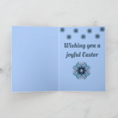 ADAM ~ Carte Pâques ~ Nuances de bleu et blanc (Intérieur)