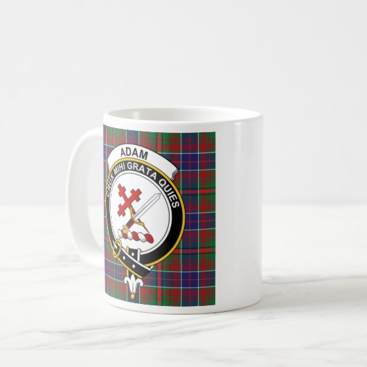 Adam Clan Badge Café Mug - Taille 11oz (Devant gauche)