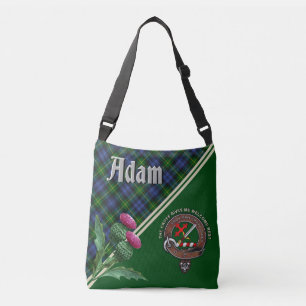 Adam Clan Badge & Tartan Schoudertas Crossbody Tas