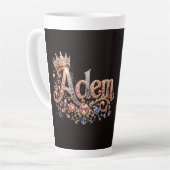 Adam Crown Custom latte mok (Linkerhoek)