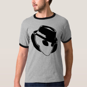 Adam de Alien Productions: B&W-Logo T-shirt