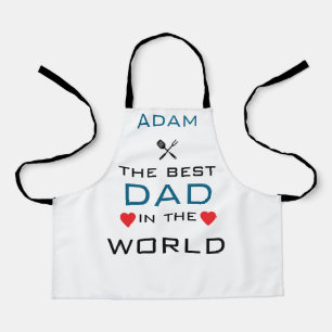 Adam de beste vader ter wereld wit schort