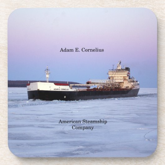 Adam E. Cornelius ensemble de 6 dessous de verre e (Devant)