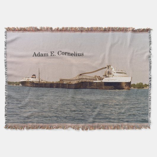 Adam E. Cornelius geweven deken (Voorkant)