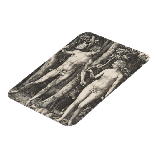Adam en Eva, 1504 Magneet (Linkerzijde)