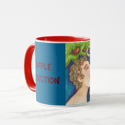 Adam en Eva APPLE SEDUCTION MOK Red (Voorkant links)