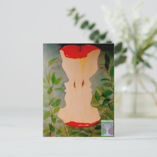 Adam en Eva Briefkaarten (Staand voorkant)