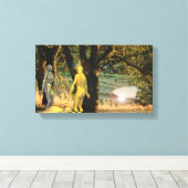 Adam en Eva Canvas Afdruk (Insitu (Houten vloer))