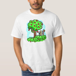 Adam en Eva Christelijke illustraties T-shirt
