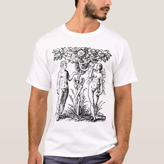 Adam en Eva en Dood T-shirt (Voorkant)