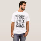 Adam en Eva en Dood T-shirt (Voorkant volledig)