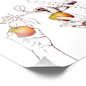 Adam en Eva Foto Afdruk (Hoek)