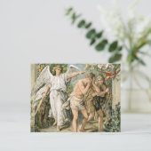 Adam en Eva hebben het Paradise uitgeroeid Briefkaart (Staand voorkant)