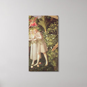 Adam en Eva uit het Paradijs gezet Canvas Afdruk