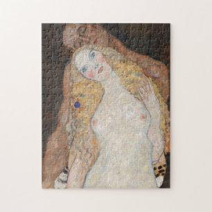 Adam en Eva van Gustav Klimt Legpuzzel