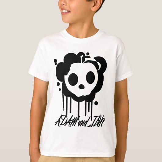 ADAM- en INK-appelschedel T-shirt (Voorkant)