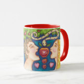 Adam Et Eve APPLE SEDUCTION MUG Red (Devant droit)
