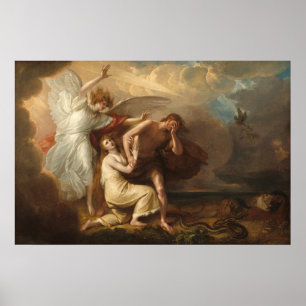 Adam et Eve - Benjamin West Fine Art Poster