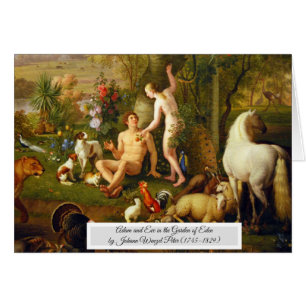 Adam et Eve dans le jardin