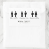 Adam et Eve et... des autocollants ! (Sac)