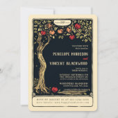 Adam et Eve | Faire-part de mariage Tarot (Devant)