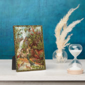 Adam Et Eve Sur La Plaque Du Jardin (Côté)