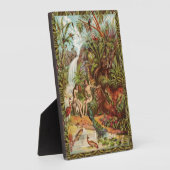 Adam Et Eve Sur La Plaque Du Jardin (Côté)