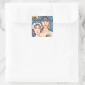 ADAM & EVE PILGRIMS THANKSGIVING STICKER SHEET Squ (Sac)