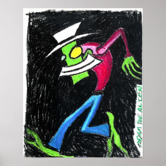 Adam het Alien-Poster Poster (Voorkant)