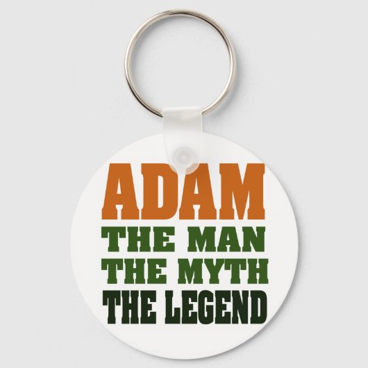 Adam - het Man, de Myth, de Legende! Sleutelhanger (Voorkant)