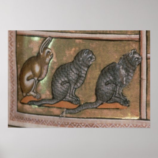 Adam noemde de dieren uit Noord-Midlands Poster (Voorkant)