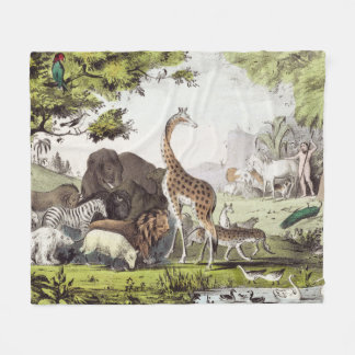 Adam noemt de schepselen fleece deken