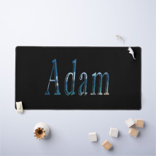 Adam Nom Fabriqué Avec Une Image De Plage
