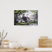 Adam Nomme Le Poster vintage Animaux (Cuisine)