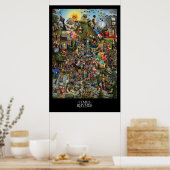 Adam Parsons ART - Times of Rhymes - Poster (Keuken)