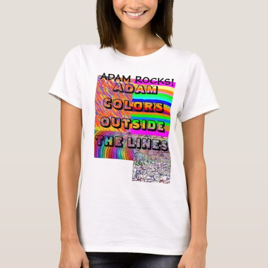 Adam Rocks. T-shirt (Voorkant)