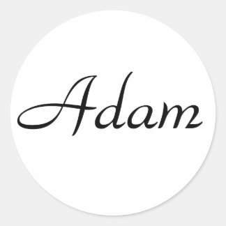 Adam Ronde Sticker