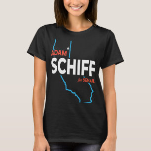Adam Schiff 2024 voor de Amerikaanse Senaat Califo T-shirt