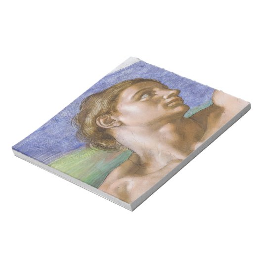 Adam, Sistine Chapel van Michelangelo Notitieblok (Gedraaid)