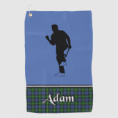 Adam Tartan Golf Serviette Son (Devant)