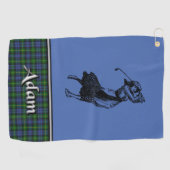 Adam Tartan Golf Towel Golfhanddoek (Horizontaal)