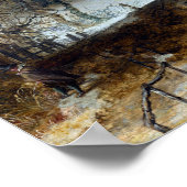 Adam van Breen Skating op de Bevroren Amstel Poster (Hoek)