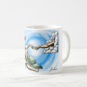 Adam was de eerste odd Fellow Koffiemok (Voorkant rechts)