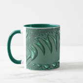 ADAM ~ Zany 3D Fractal ~ Tasse 3D verte (Gauche)
