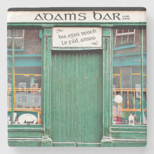 Adams Bar, Dingle, Pubs, Iers, Onderzetters. Ierla Stenen Onderzetter