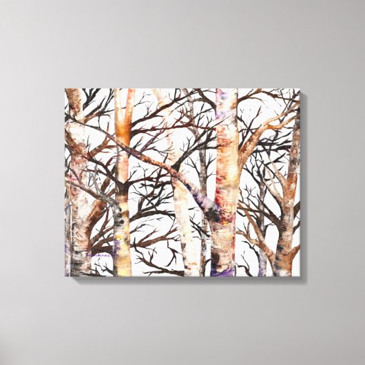 Adam's Birch Canvas Afdruk (Voorkant)